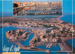 34 - Cap D'Agde - Multivues - Vue Aérienne - Immeubles - Architecture - CPM - Voir Scans Recto-Verso - Agde