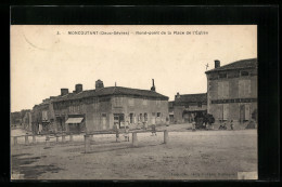CPA Moncoutant, Rond-point De La Place De L`Église  - Moncoutant