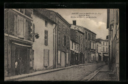 CPA Mauze-sur-le-Mignon, Grande Rue, Route De Niort A La Rochelle  - Niort