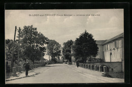 CPA St-Loup-sur-Thouet, Avenue Des Acacias  - Autres & Non Classés
