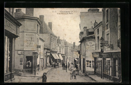 CPA Thouars, Rue Porte-de-Paris, Vue De La Rue  - Thouars