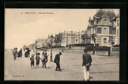 CPA Trouville, Villas Des Planches  - Trouville