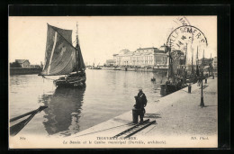 CPA Trouville-sur-Mer, Le Bassin Et Le Casino Municipal  - Trouville