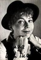 CPA Schauspielerin Und Kabarettistin Ellen Tiedtke, Portrait, Autogramm - Actores