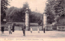 02 - Aisne -  SOISSONS -  Entrée Du Jardin De La Société D Horticulture - Soissons