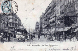 13 - MARSEILLE -  La Rue Canebiere - Canebière, Centro Città
