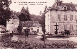 21 - Cote D Or - Environs De MONTBARD -  Abbaye De Fontenay - Les Jardins - Travaux Sur La Toiture - Montbard