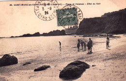 44 - Loire Atlantique -  SAINT MARC Sur MER - Plage Et Falaises - Effet Du Soir - Autres & Non Classés