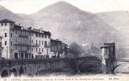 06 - Alpes Maritimes -  SOSPEL - Vue Sur Le Vieux Pont Et Les Montagnes Francaises - Sospel