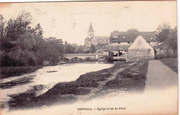 16 - Charente -   VERTEUIL - L église Prise Du Pont - Sonstige & Ohne Zuordnung