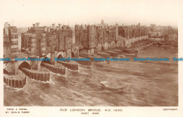 R104357 Old London Bridge. A. D. 1630. East Side. John B. Thorp - Other & Unclassified