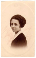 CARTE CDV - Portrait D'une Femme à Identifier - Tirage Aluminé 19 ème - Taille 63 X 104 - Oud (voor 1900)