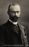CPA Prince Ernst Von Saxe Meiningen, Portrait - Familles Royales