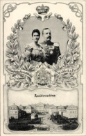CPA Prince  Friedrich Und Princesse Bathildis Zu Waldeck-Pyrmont, Portrait, Residenzschloss - Familias Reales