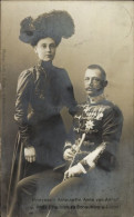 CPA Princesse Antoinette Anna Von Anhalt, Prince Friedrich Zu Schaumburg-Lippe, Portrait - Royal Families