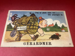 GERARDMER. Carte A Système - Gerardmer