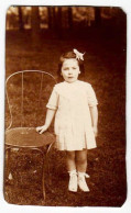 CARTE CDV - Portrait D'une Jolie Petite Fille à Identifier - Tirage Aluminé 19 ème - Taille 63 X 104 - Anciennes (Av. 1900)