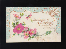Von Blüten Knospen Umgeben Geburtstag Wilhelmshaven/ Delmenhorst 24.+25.1.1903 - Other & Unclassified