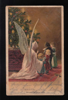 Weihnachten Christkind Weihnachtsbaum Kerzen Leuchten Bremen/Nienburg 15.12.1900 - Halt Gegen Das Licht/Durchscheink.