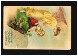 Schutzengel Mädchen, Dein Engel Schütze Dich Auf Bergeshöhen, Dorchheim 6.9.1900 - Sonstige & Ohne Zuordnung