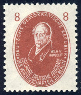 264 Akademie Der Wissenschaften 8 Pf Wilhelm Von Humboldt - ** Postfrisch - Unused Stamps