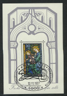 Block 6 Weihnachten - Glasfenster 1977, ESSt Berlin 10.11.1977 - Used Stamps