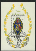 Block 5 Weihnachten - Marienfenster 1976, ESSt Berlin 16.11.1976 - Used Stamps