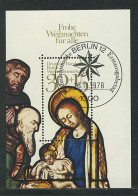 Block 7 Weihnachten - Anbetung Der Könige 1978, ESSt Berlin Stern - Used Stamps