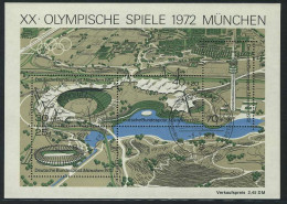 Block 7 Olympiapark 1972, ESSt München 5.7.1972 - Gebraucht