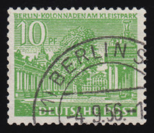 47II Berliner Bauten 10 Pf, Type II, O - Rollenmarke - Used Stamps