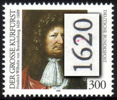 1781 Großer Kurfürst Mit PLF: Rote Striche In Der 2 Von 1620, Feld 10, ** - Errors & Oddities