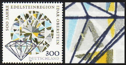 1911III Edelsteinregion: Strich über D Im Prisma, Feld 7, ** Postfrisch - Plaatfouten En Curiosa