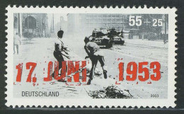 2342 Volksaufstand Am 17. Juni 1953: 10 Einzelmarken, Alle ** / MNH - Ungebraucht