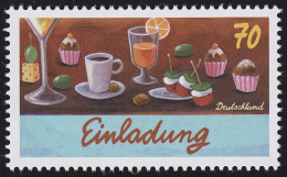 3306 Schreibanlässe - Einladung, 10 Einzelmarken, Alle ** / MNH - Unused Stamps