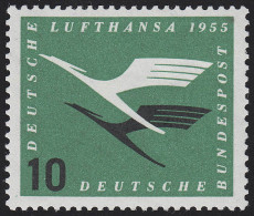 206Vb Lufthansa 10 Pf ** Postfrisch - Unused Stamps