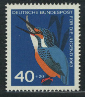 404 Jugend Einheimische Vögel 40+20 Pf Eisvogel ** - Unused Stamps