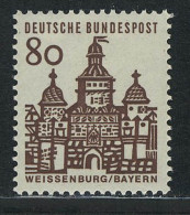 461 Bauwerke 80 Pf Ellinger Tor ** Postfrisch - Unused Stamps