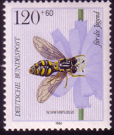 1205 Jugend Schwebfliege 120+60 Pf ** Postfrisch - Unused Stamps