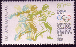 1206 Olympische Sommerspiele 60+30 Pf ** Postfrisch - Unused Stamps