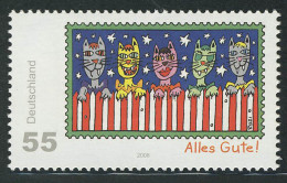 2644 Post Grußmarke Rizzi Alles Gute ** - Unused Stamps