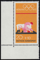 719 Olympische Sommerspiele 20+10 Pf Ringen ** Ecke U.l. - Unused Stamps