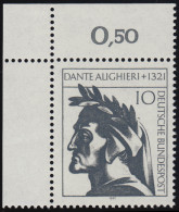 693 Dante Alighieri ** Ecke O.l. - Unused Stamps