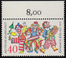 748 Kölner Karneval ** Oberrand - Unused Stamps
