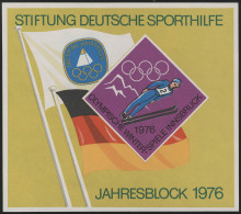 Sporthilfe Sonderdruck Olympiade Jahresblock 1976 - Sonstige & Ohne Zuordnung