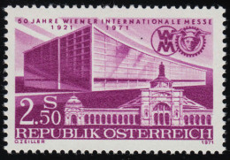 1368 Internatione Messe Wien, Jubiläumshalle, TA Rotunde, 2.50 S Postfrisch **  - Nuevos