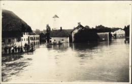 Photo CPA Alt Oberndorf Laufen An Der Salzach Oberbayern, Hochwasser 1899, Marktplatz - Other & Unclassified