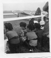 Photographie Vintage Photo Snapshot Asie Sud Est Indochine Avion Aviation - Lieux