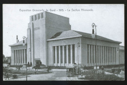 1031 - BELGIQUE - EXPOSITION UNIVERSELLE DE GAND 1913 -  La Section Allemande - Gent