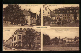 AK Neudietendorf I. Thür., Gasthof Der Brüdergemeine, Schwesternhaus, Mädchenanstalt  - Autres & Non Classés