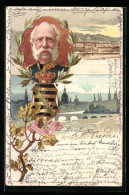 Lithographie König Albert Von Sachsen  - Familias Reales